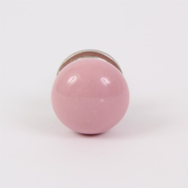 Pink round knob