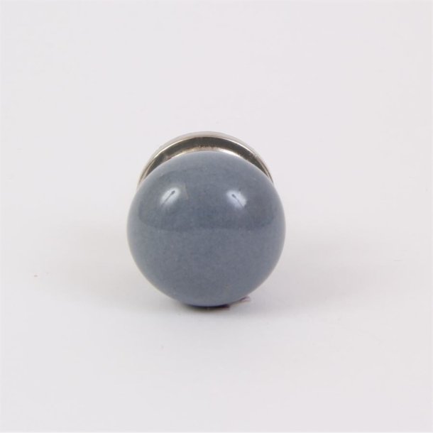 Grey round knob