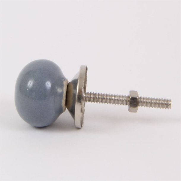 Grey round knob