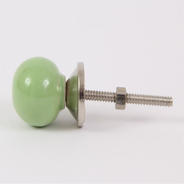 Green round knob