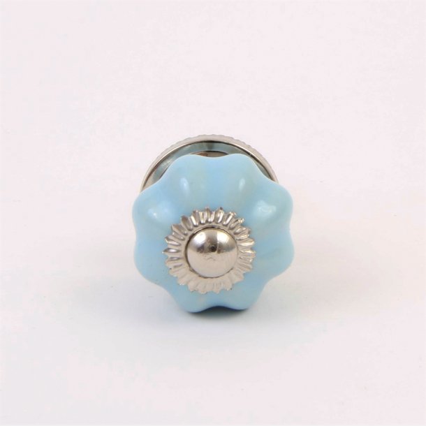 Pale blue melon knob 