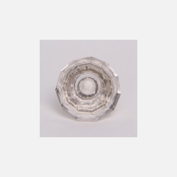 Clear diamond knob - 10 pcs.