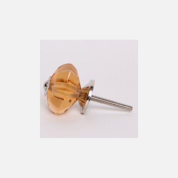 Orange melon glass knob