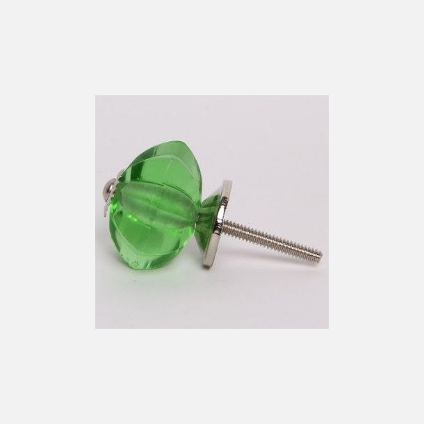 Green melon glass knob