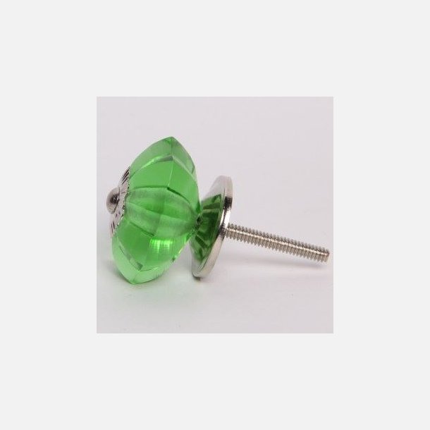 Green melon glass knob