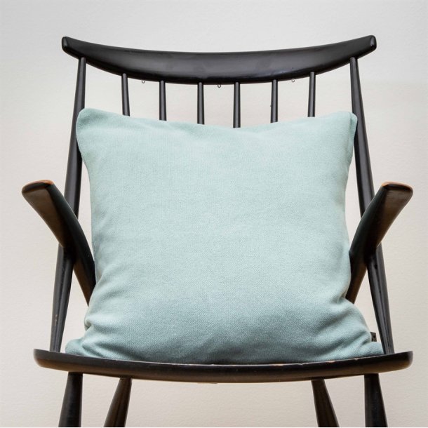 Soft knitted cushion cover 50x50 Aqua