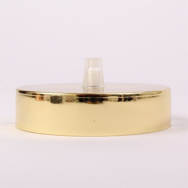 Brass metal ceiling cup w/1 hole