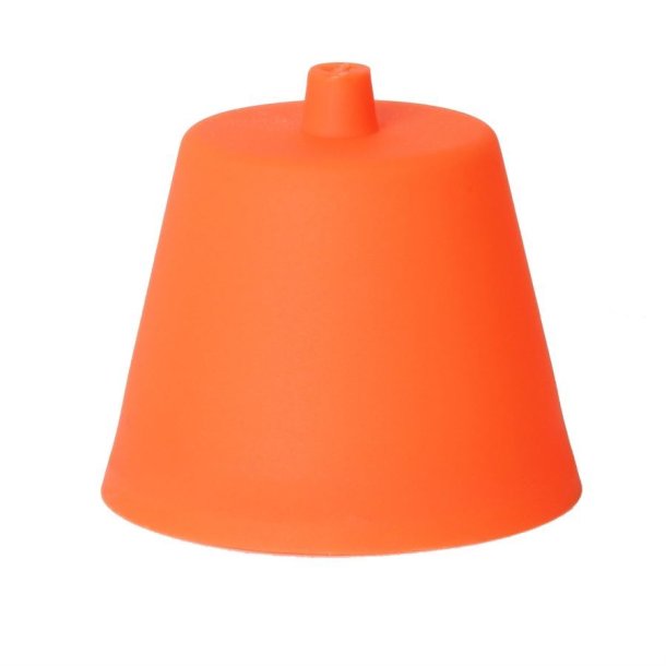 Orange plastic ceiling cup Trapez