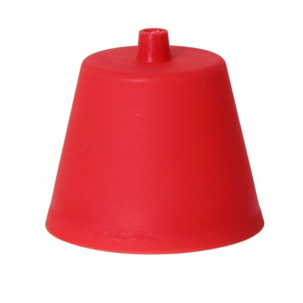 Red plastic ceiling cup Trapez