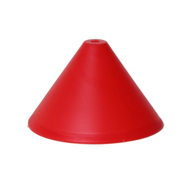 Red plastic ceiling cup Cone