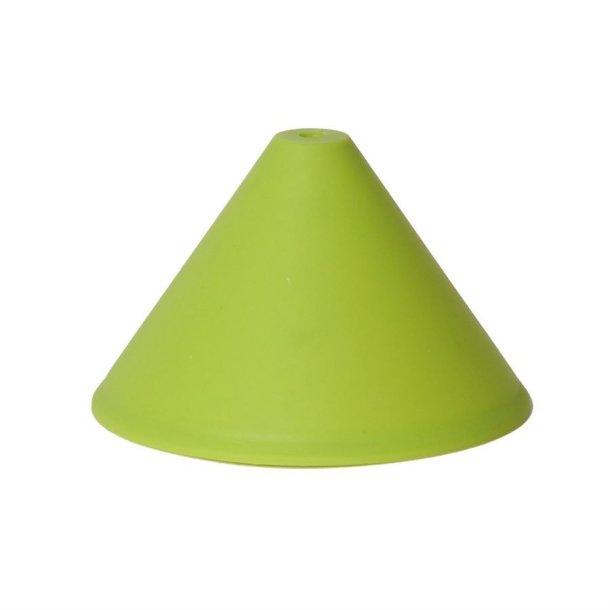 Lime green plastic ceiling cup Cone