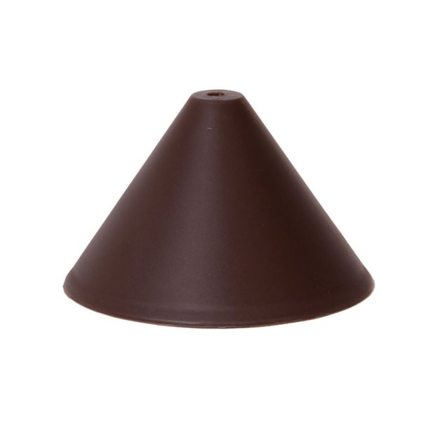 Brown plastic ceiling cup Cone