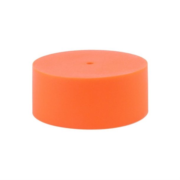 Deep orange silicone ceiling cup 