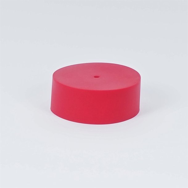 Dark red silicone ceiling cup 