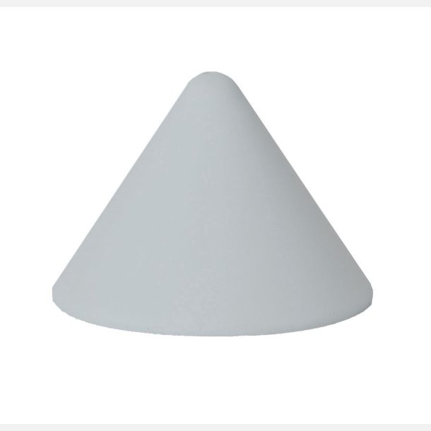 Pale grey silicone ceiling cup Cone