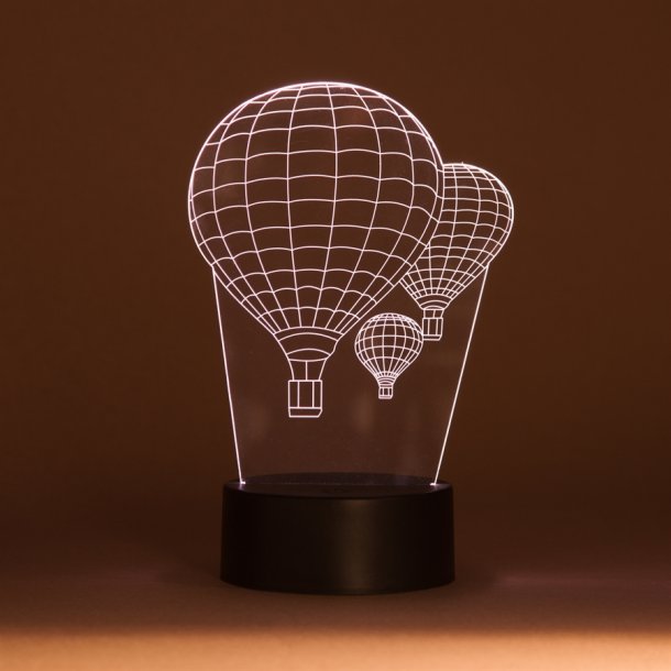 3D LED Night lamp Airballoons