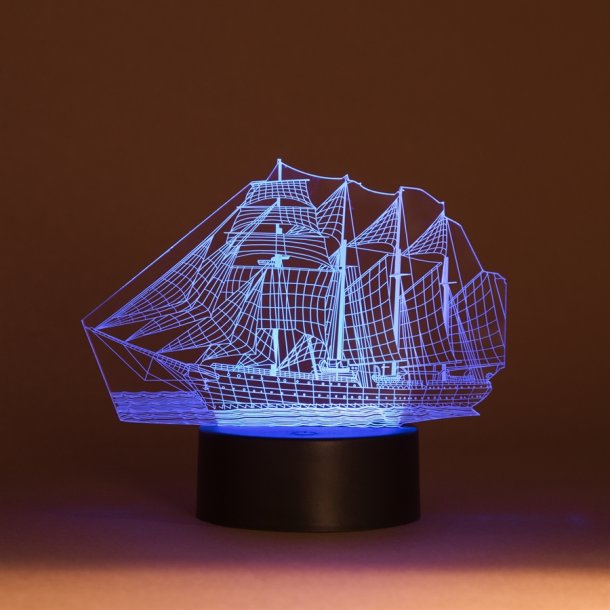 3D LED Night lamp Ship