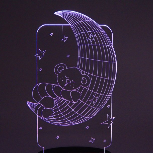 Acrylic plate Moon Bear