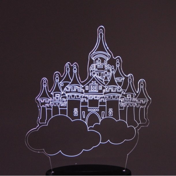 Acrylic plate Castle