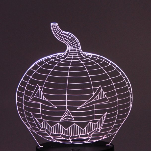 Acrylic plate Pumpkin