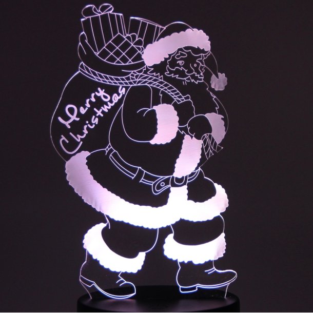 Acrylic plate Santa